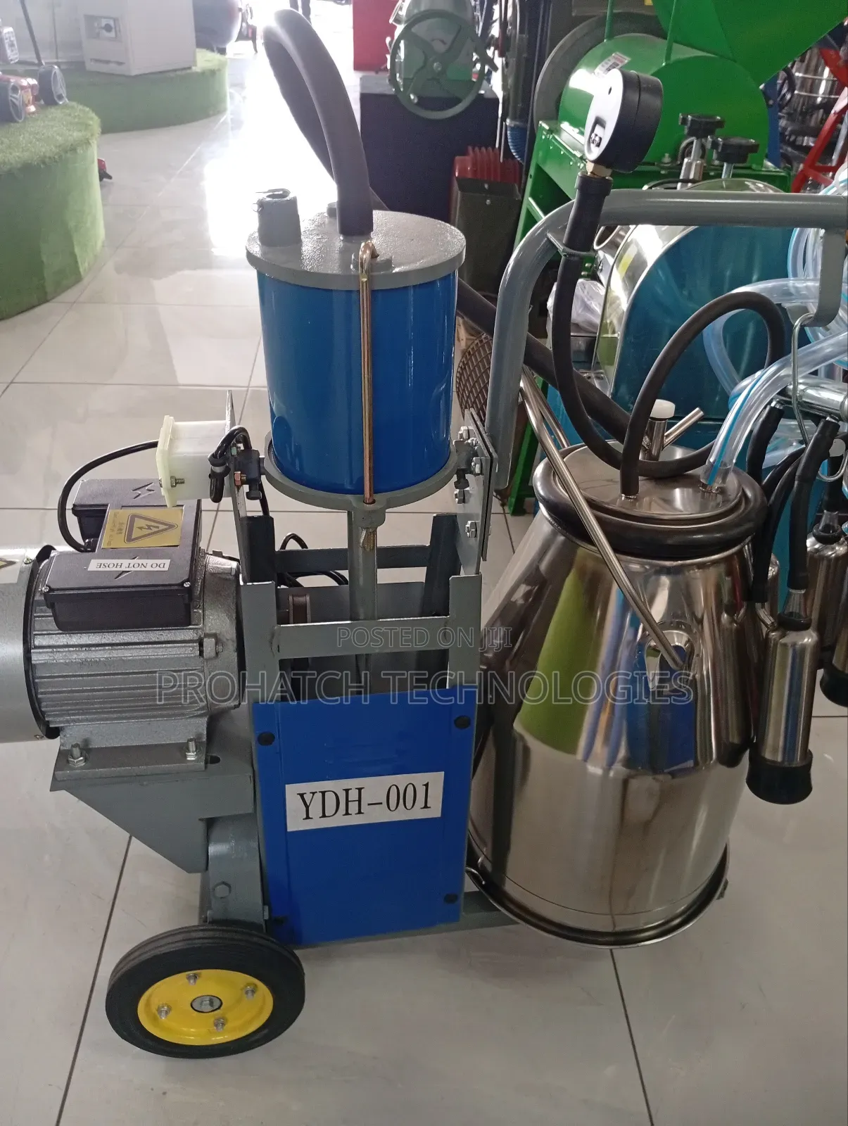 Milano Single Barrel Cow Milking Machine