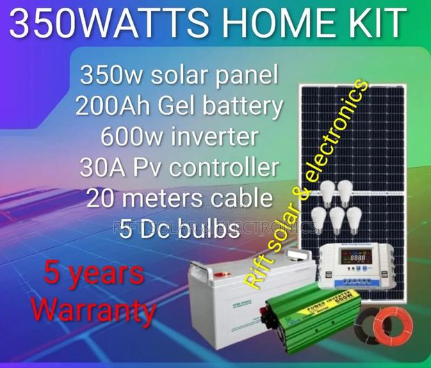 New 350 Watts Home Kit Supports Dc Light 8, Music System 43" Smart Tv