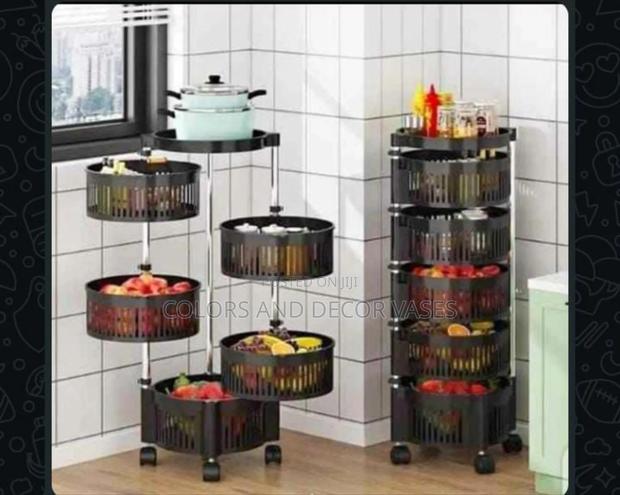5tier 3600 Trolley Kitchen Rack