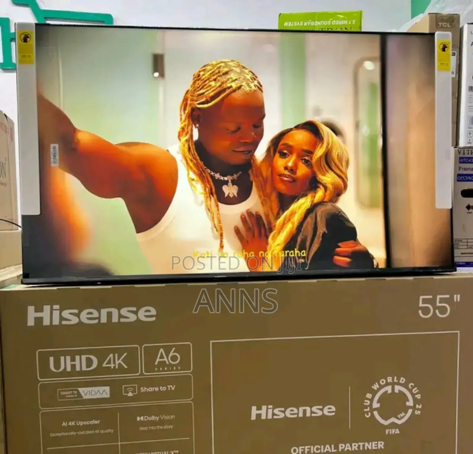 Bluetooth Connectivity Hisense A6 55" Tv