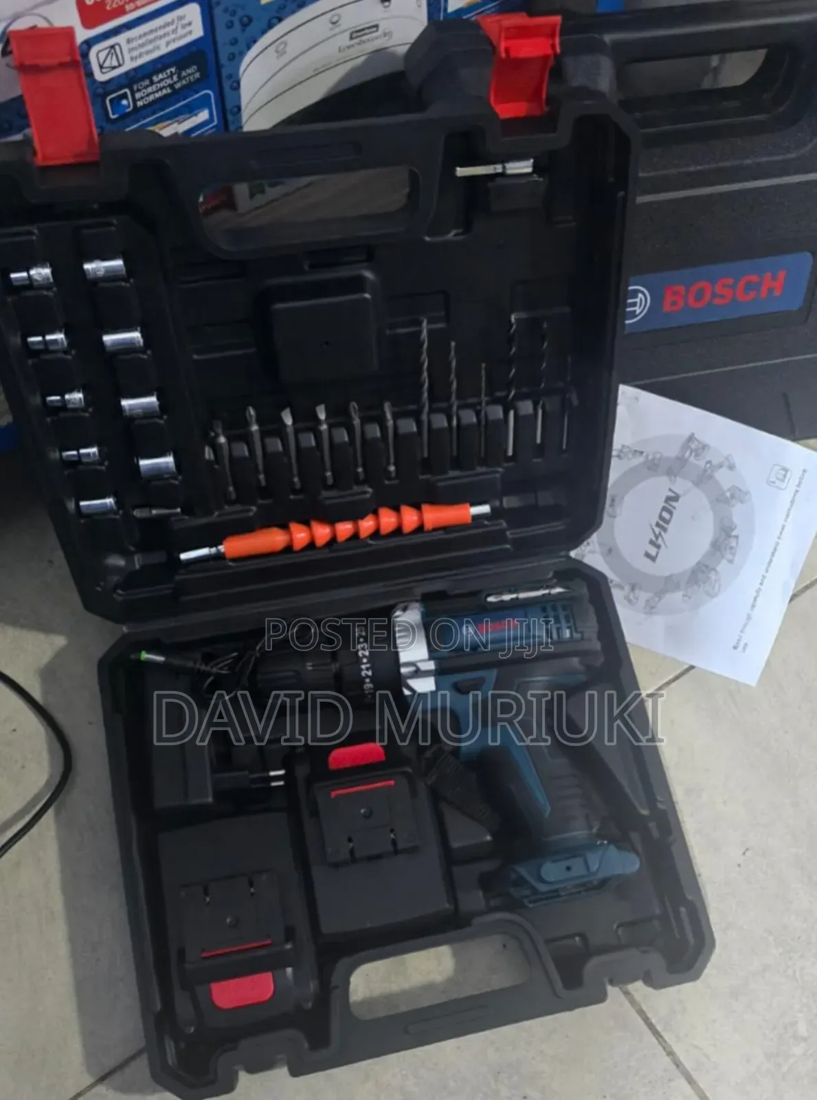 Bosch Cordless Drill Set