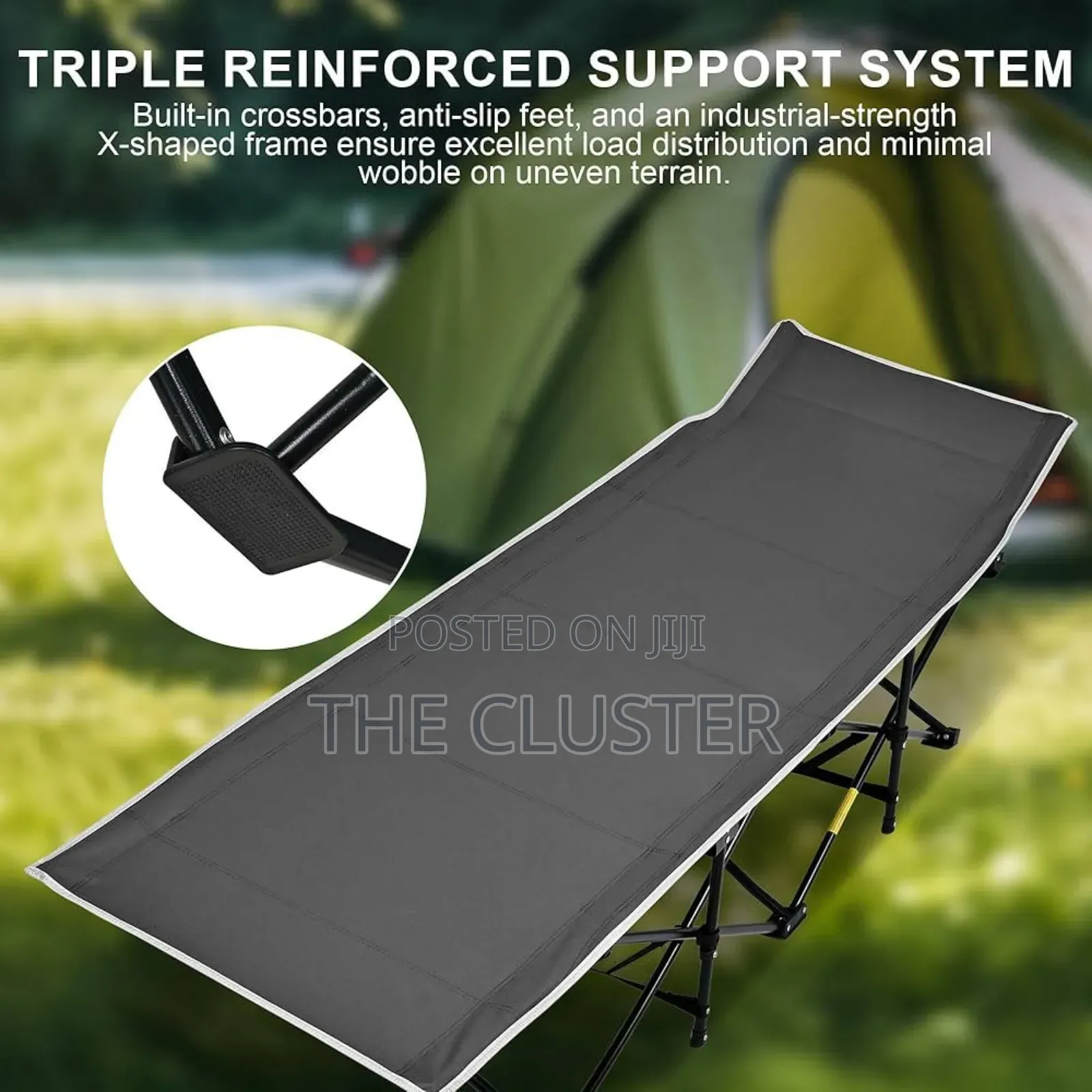 Outdoor Travel Camping Bed Ultra Light Folding Bed.