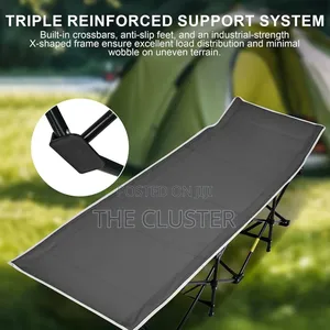 Outdoor Travel Camping Bed Ultra Light Folding Bed.