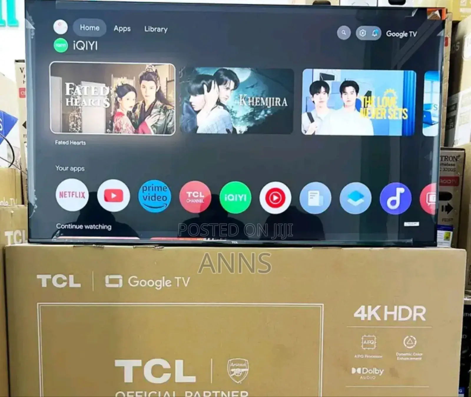 Pre - Installed TCL 50 Inch 4 K Google Tv