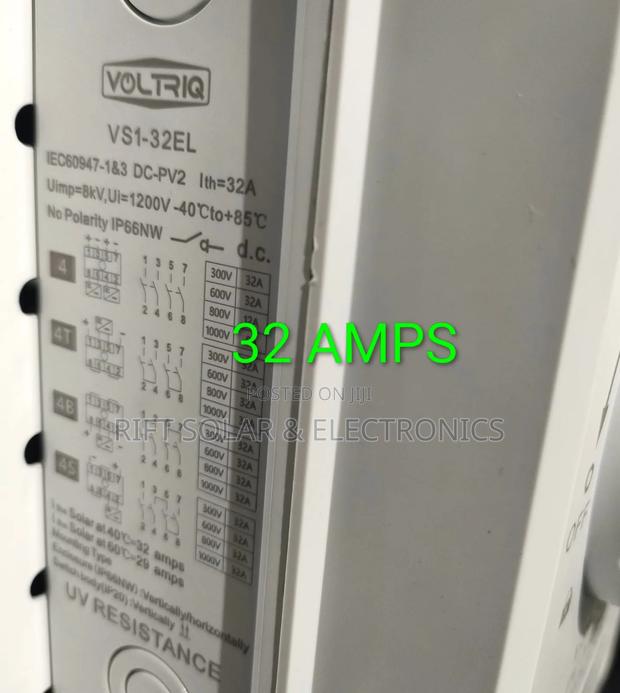 32 Amps Dc Solar Isolator Switch Suitable for 3kva to 5kva Systems - thumbnail 2