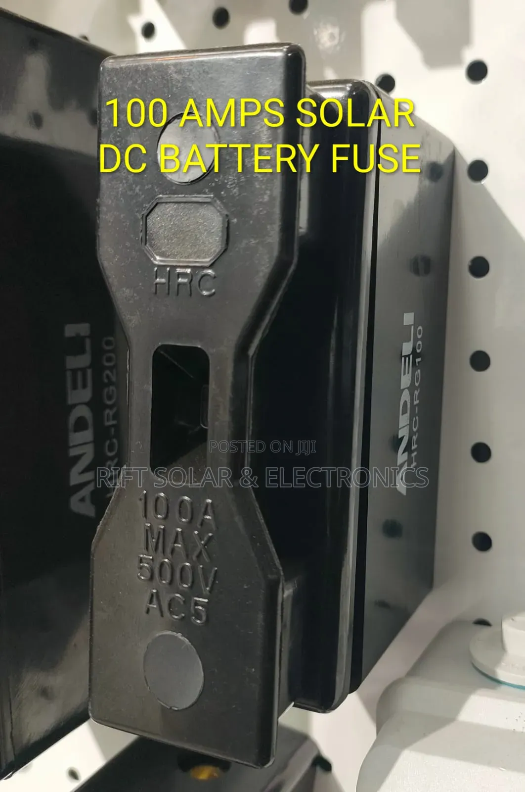 100 Amps Dc Solar Battery Fuse Suitable for 1kva - 3.6kva Solar Kits