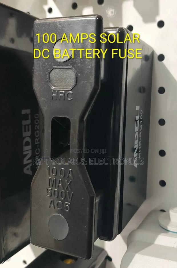 100 Amps Dc Solar Battery Fuse Suitable for 1kva - 3.6kva Solar Kits - main view