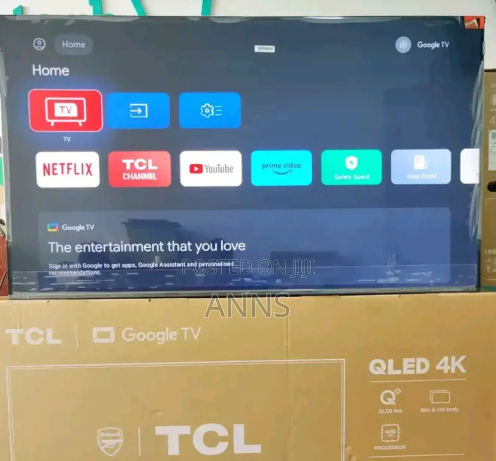 HDR Support Goggle 55 Inch Qled Television
