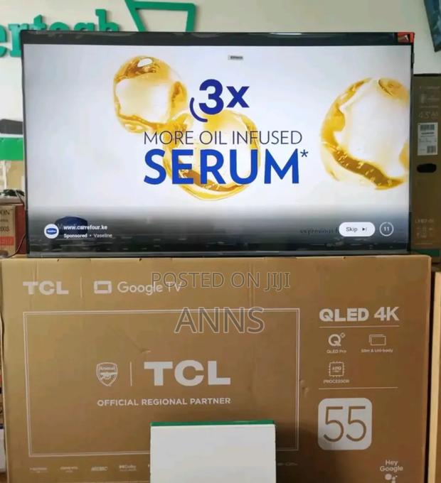 Bluetooth Enabled and Wifi Connectivity TCL 55 Inch Qled Tv - thumbnail 2