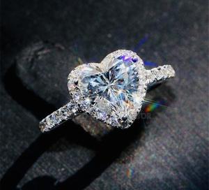 Silver Heart Ring Displays Love - thumbnail 2