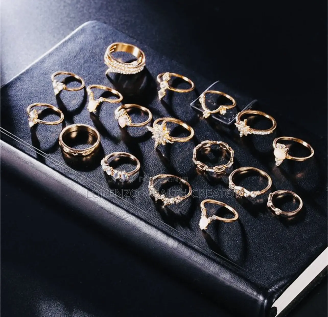Beautiful Swahili 17 Piece Ring Set