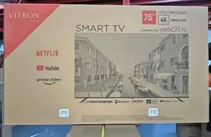 4 K Bluetooth Enabled Vitron 75 Inch Webos Frameless Tv