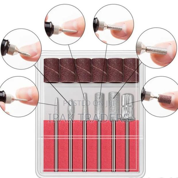 *Variable Speed Rotary Nail Drill Machine With 5 Drill Bits Set* - thumbnail 3