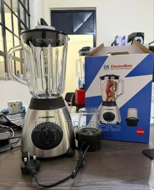 Electromate Powerful 2 in 1 Blender With Glass Jar -1.5l