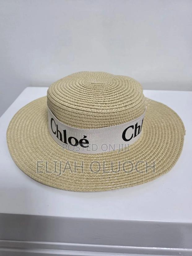 Chloe Straw Fedora Beach Hat - main view