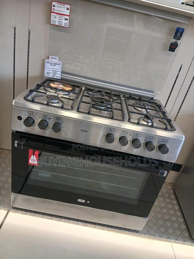 Mika Stainless 60x90 Cooker 4gas+1electric