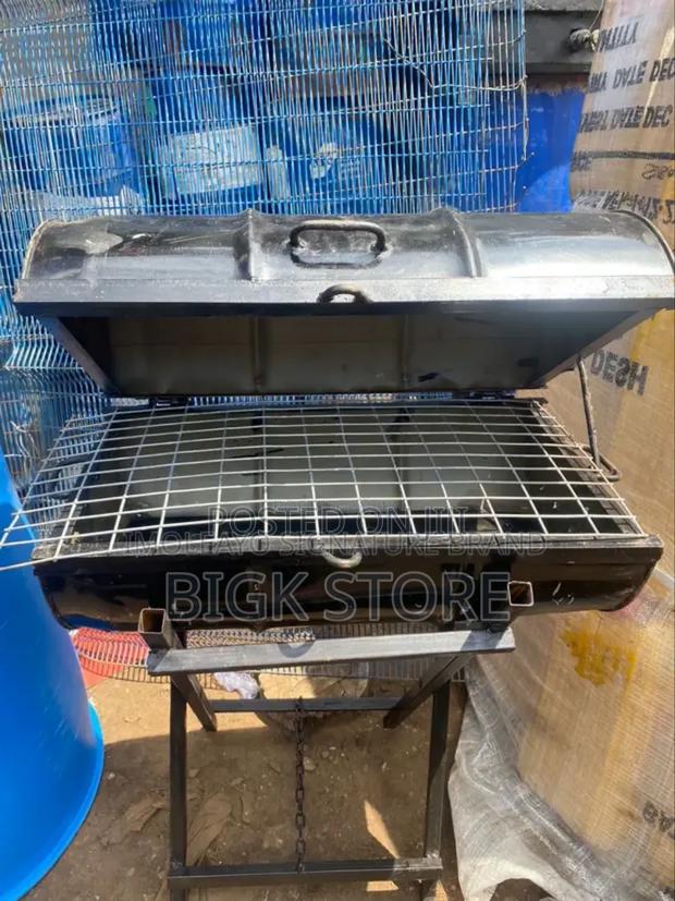 Charcoal Barbeque Grill Jiko ,Meat Roasting Machine - main view