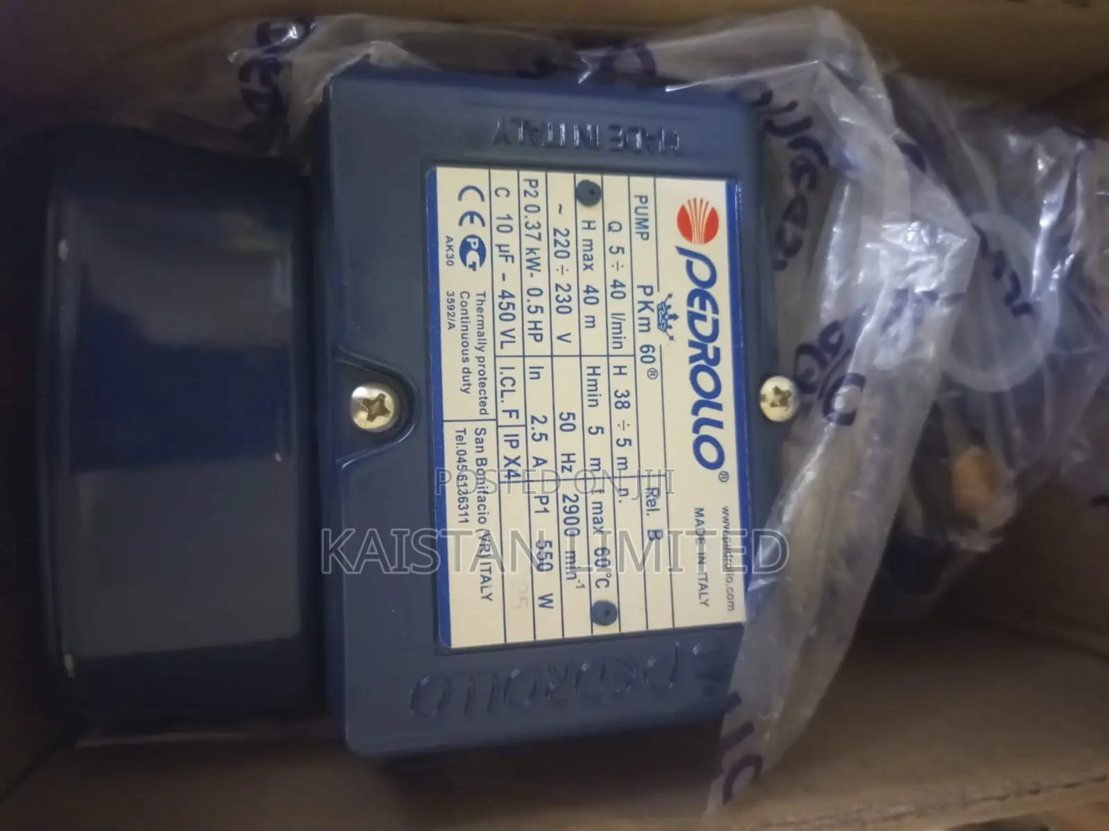 Pkm 60 Pedrollo Booster Pump 0.5hp / Elecctric Booster Pump