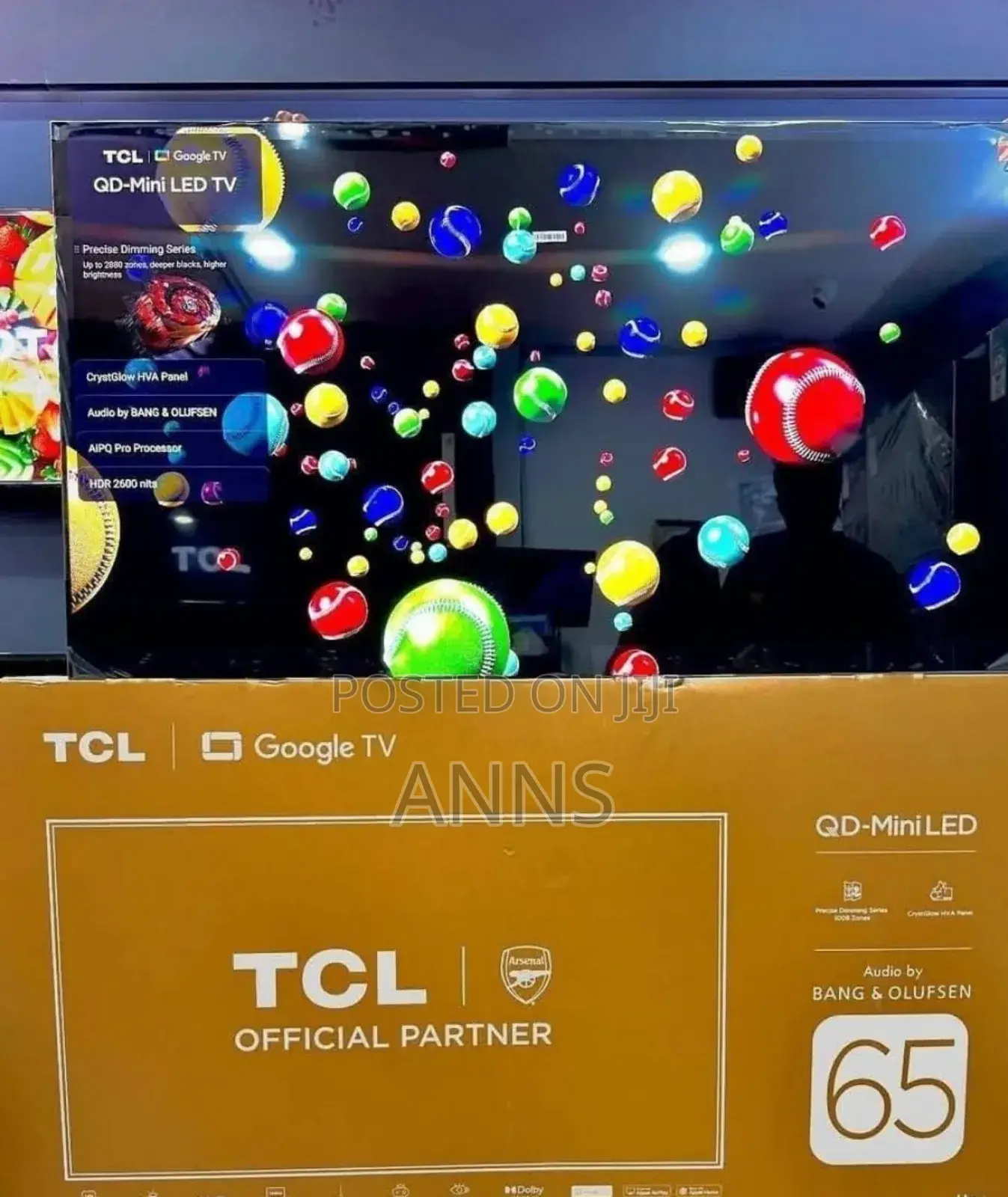 Bluetooth Enabled and Wifi Connectivity TCL 65 Inch Tv