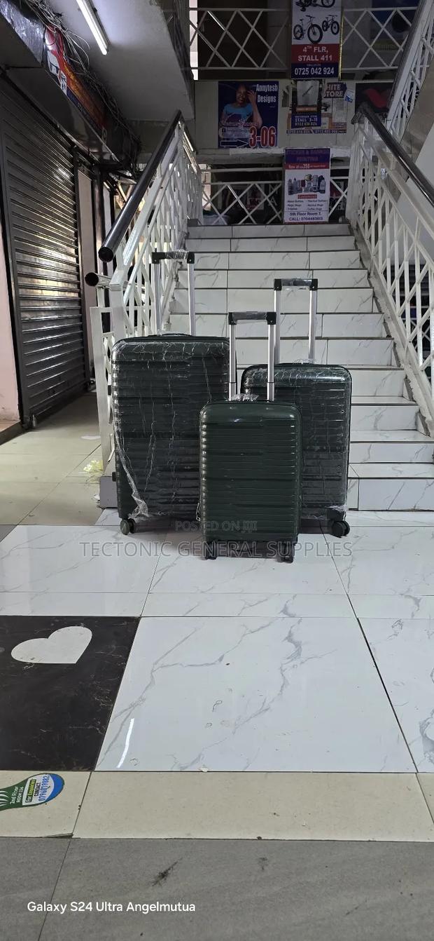 *3 in 1 Unbreakable Pp Suitcases Zipper Closure - thumbnail 4