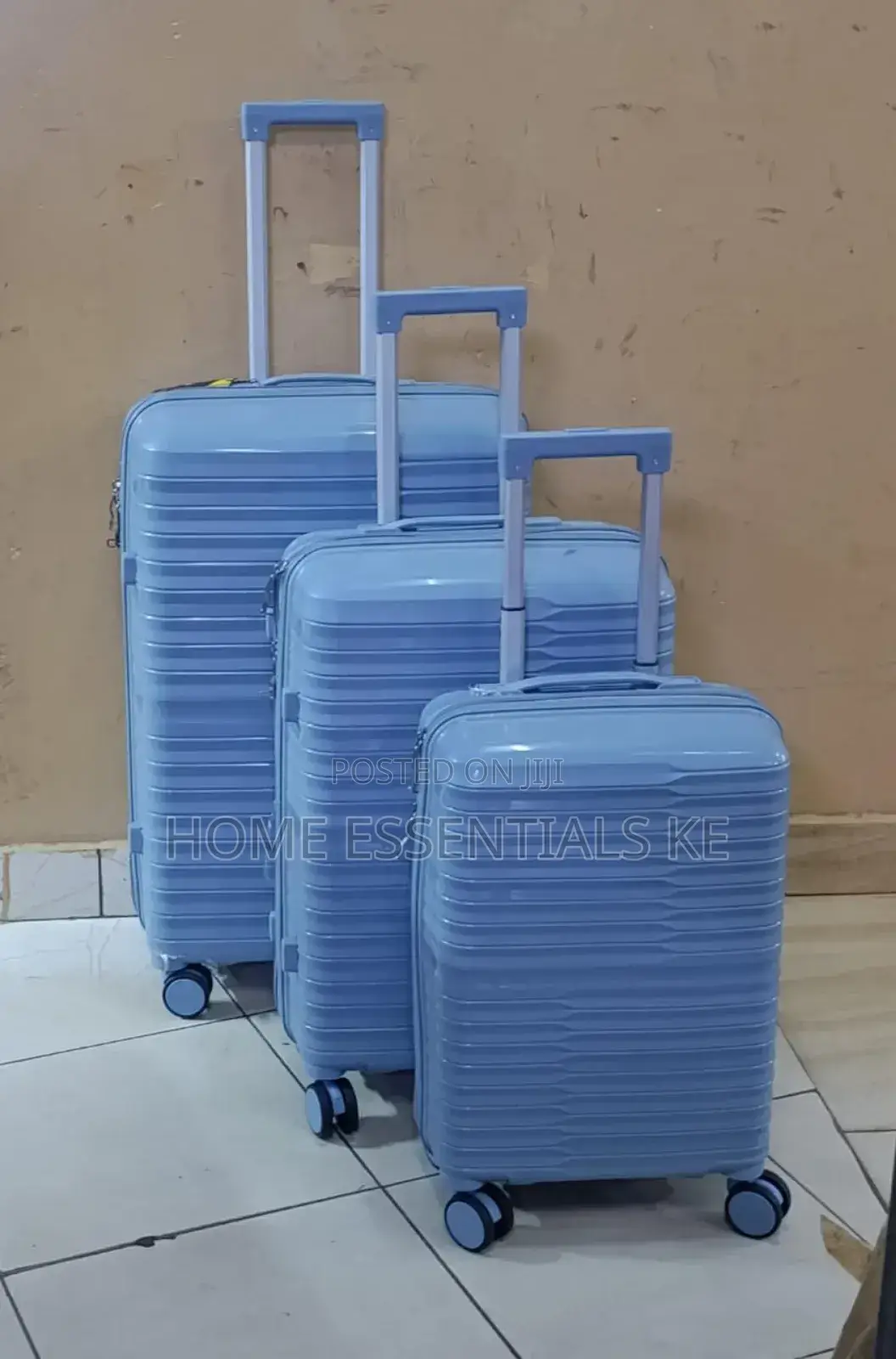 *3 in 1 Unbreakable Pp Suitcases Zipper Closure