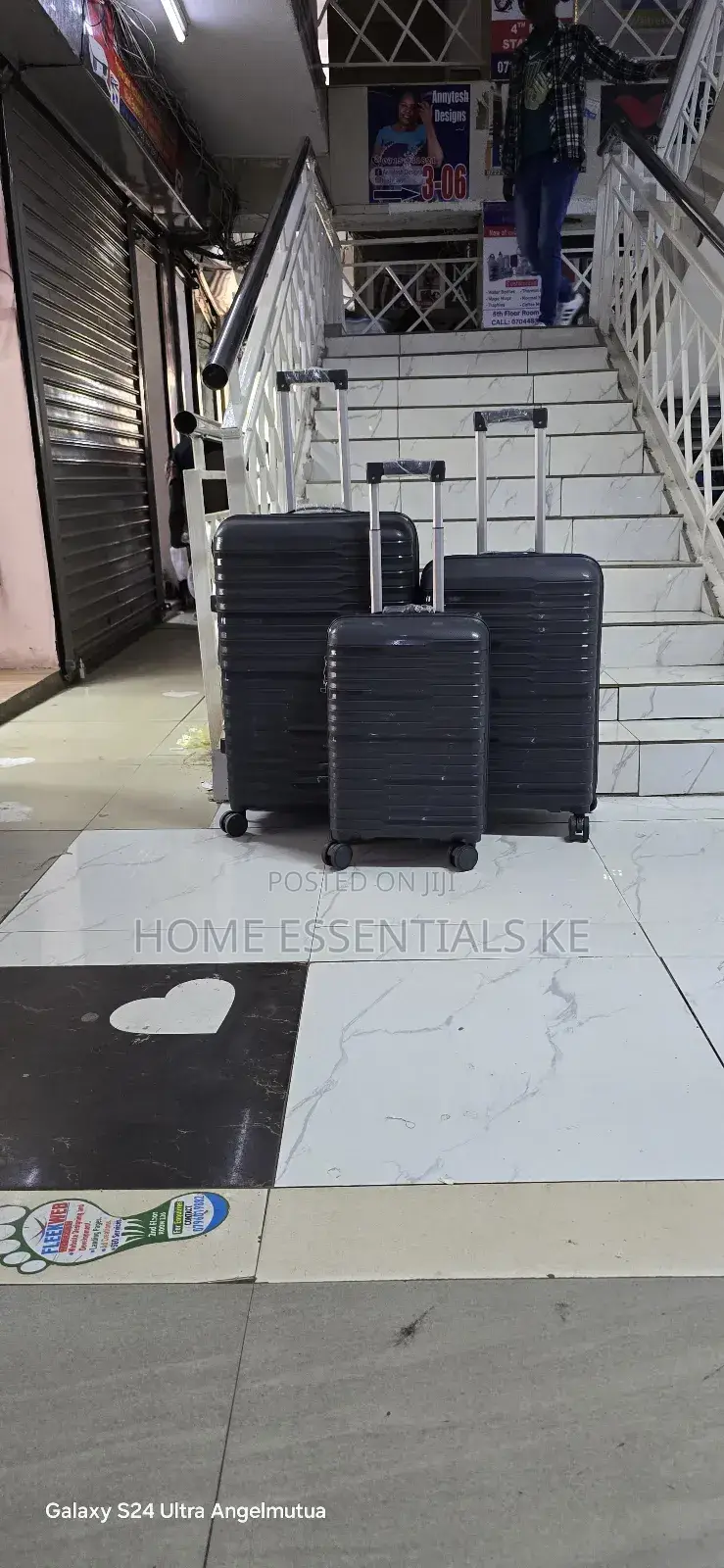 *3 in 1 Unbreakable Pp Suitcases Zipper Closure