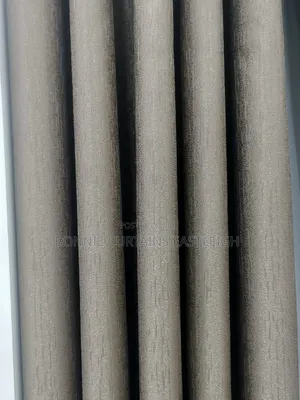 Cream Yellow Curtains With Plain White Sheers