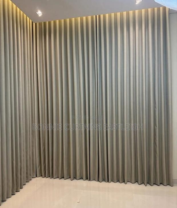White Plain Curtain With Sheers - thumbnail 2