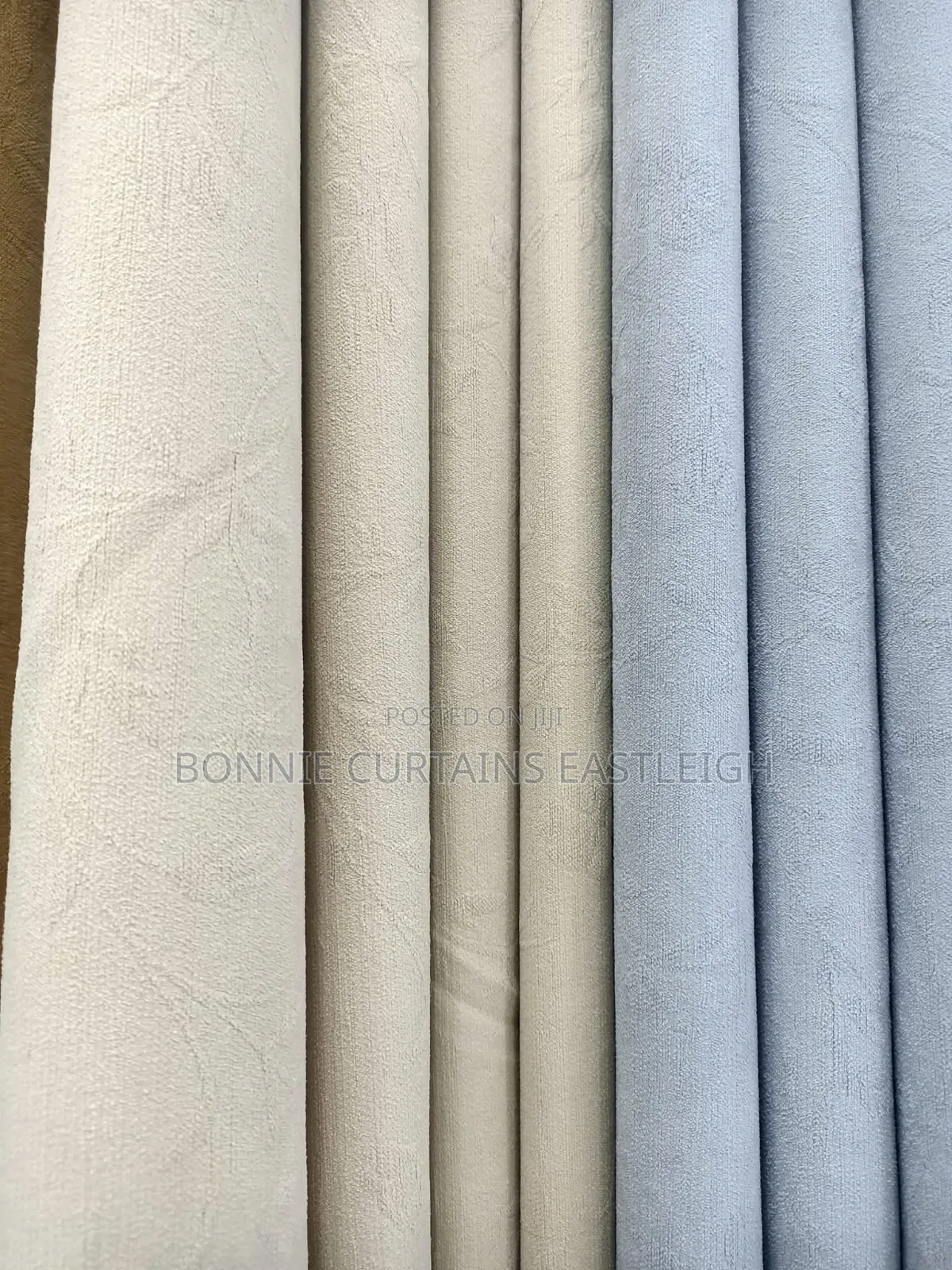 White Plain Curtain With Sheers