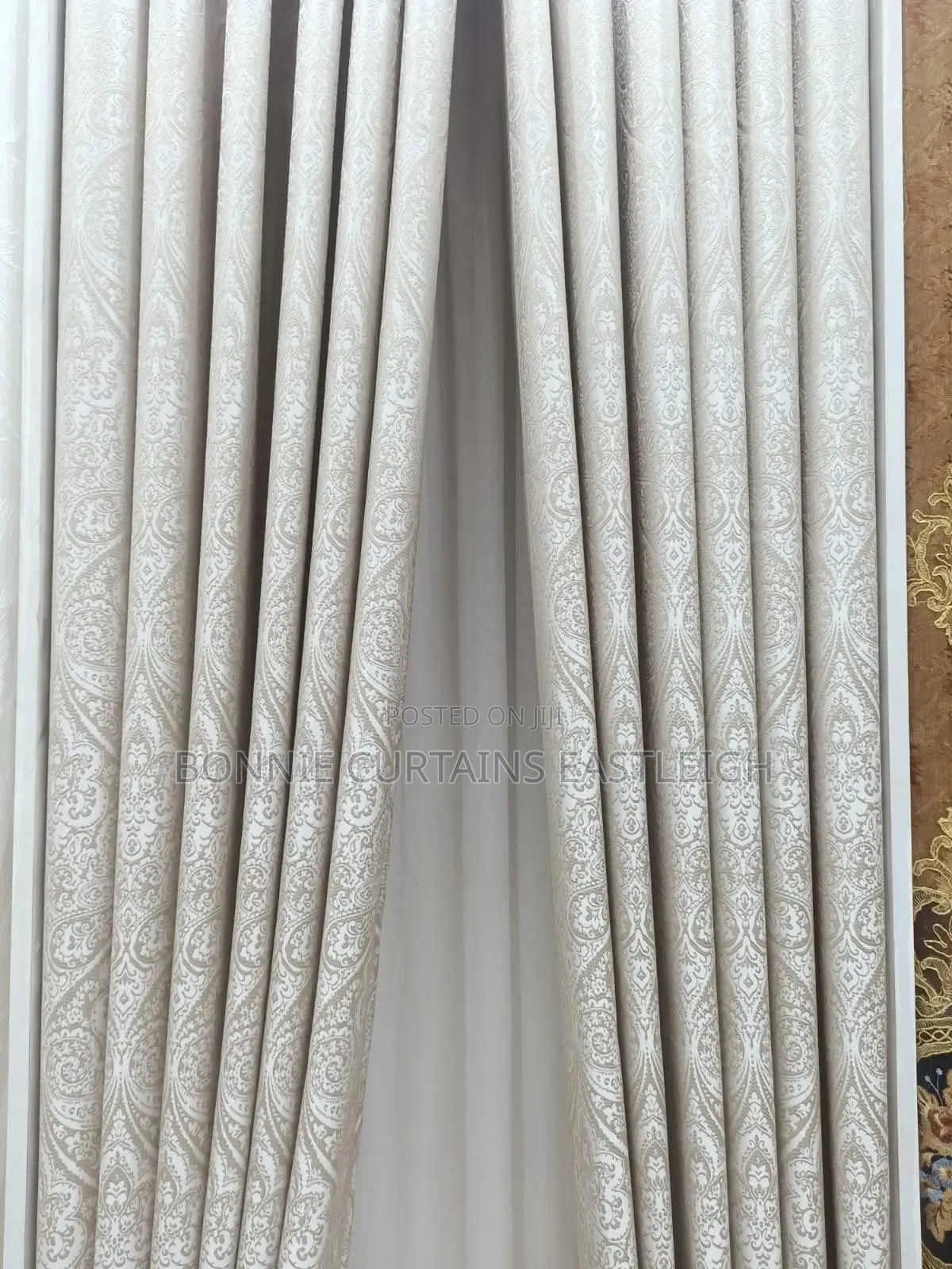Blige Curtains With Prints Sheers