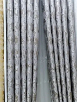 Blige and Grey Curtains for Living Rooms