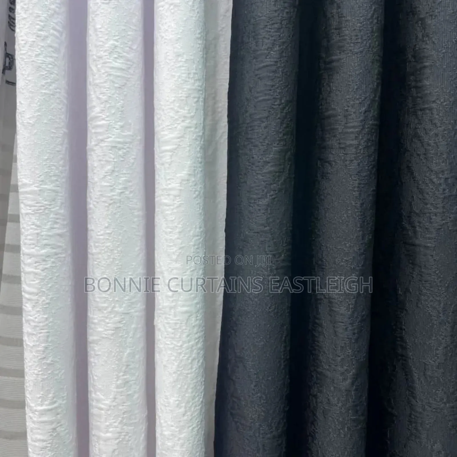 White Plain Curtain With Sheers for Dining Rooms