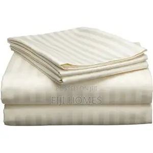 Cotton Striped Bedsheets - Fits All Sizes