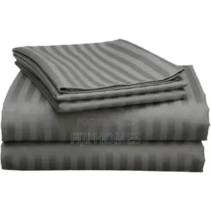 Cotton Striped Bedsheets - Fits All Sizes
