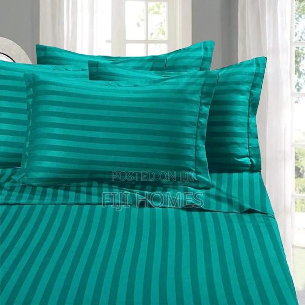 Cotton Striped Bedsheets - Fits All Sizes - thumbnail 7
