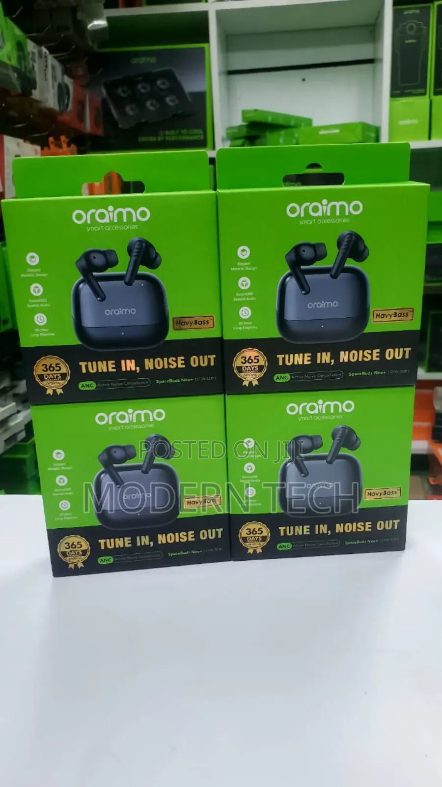 Oraimo Spacebuds Neo+ Anc Spatial Audio True Wireless Earphones
