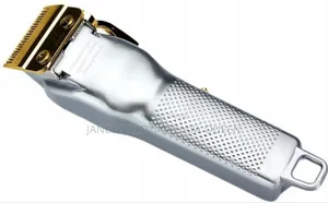 Wmark Ng-220b Professional Hair Clipper Gold Metal Cordless