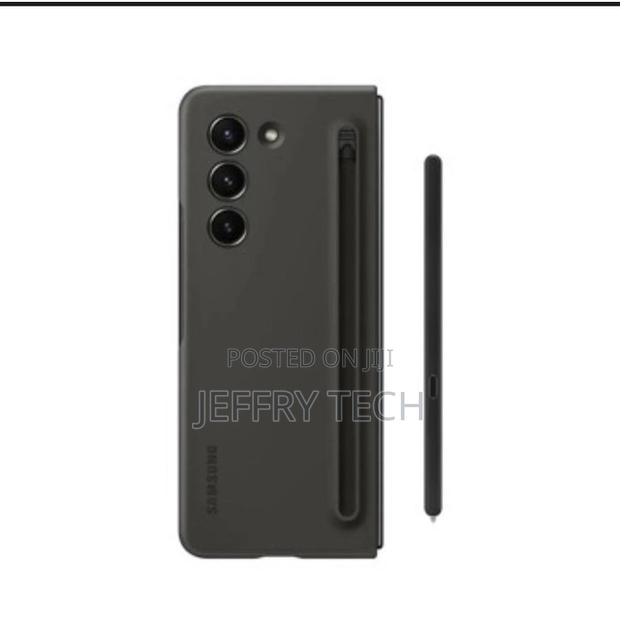 Samsung Galaxy Z Fold 5 Silicone Case With S Pen - Black