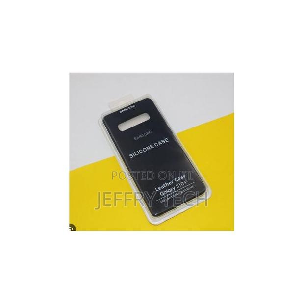 Samsung Galaxy S10 Plus Silicone Case –Black - main view