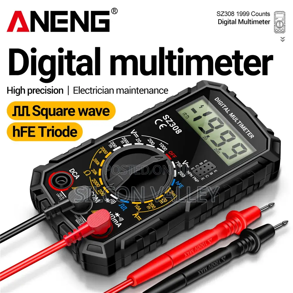 Digital Multimeter 1999 Counting High-precision Ac Dc