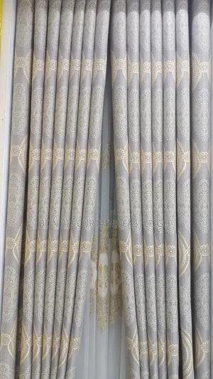 Off White Plain Curtains and Sheers