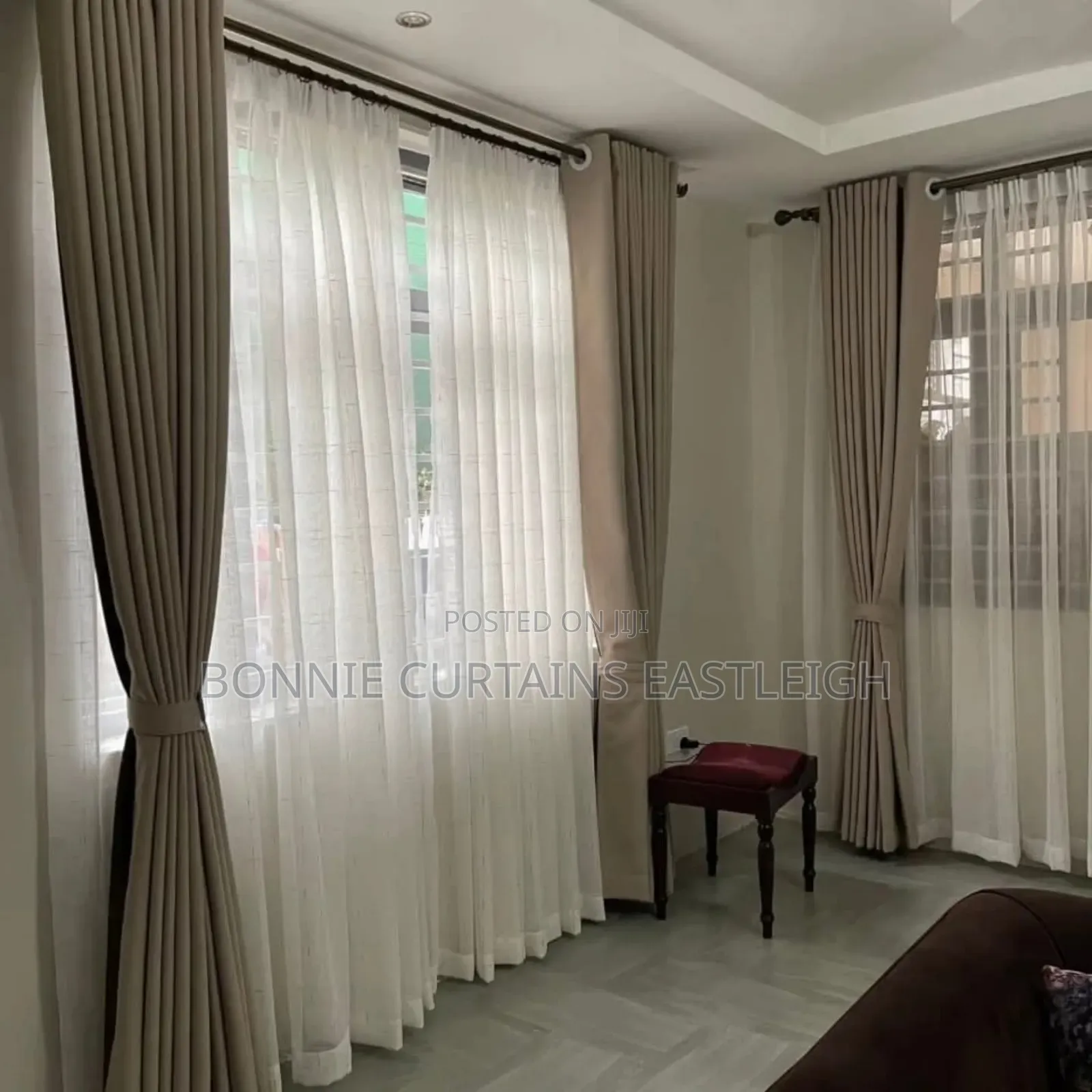 Pink Curtains With Grey for Dining Rooms