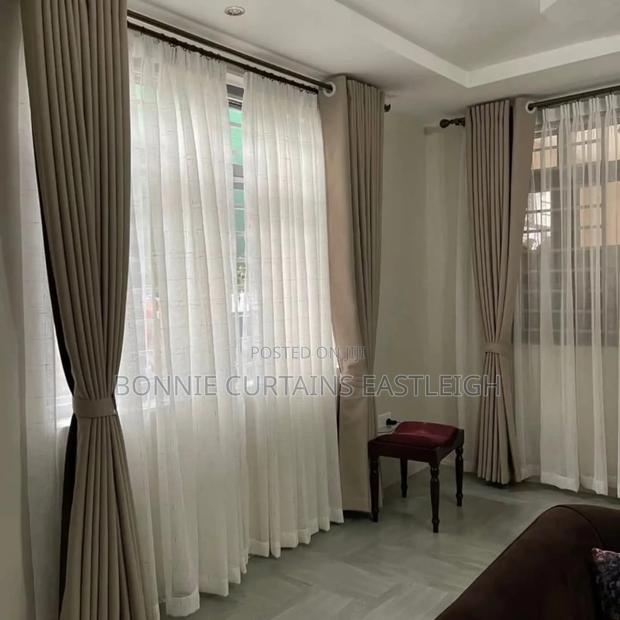 Pink Curtains With Grey for Dining Rooms - thumbnail 3