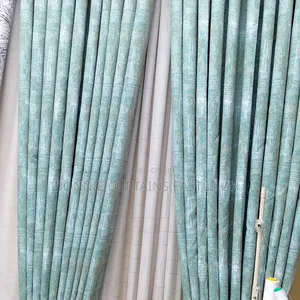 Blue Blackout Curtains for Living Rooms and Bathroom