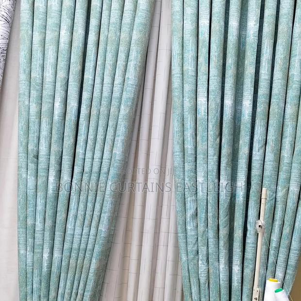 Blue Blackout Curtains for Living Rooms and Bathroom