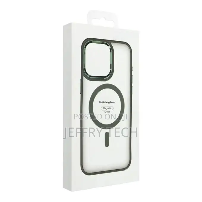 15plus Magnetic Clear Case – Shockproof Transparent Cover