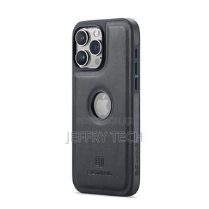 iPhone 12 Pro Max Quality Leather Case, Magsafe Wireless Charging Supp - thumbnail 2