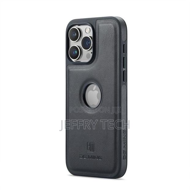 iPhone 12 Pro Max Quality Leather Case, Magsafe Wireless Charging Supp - main view