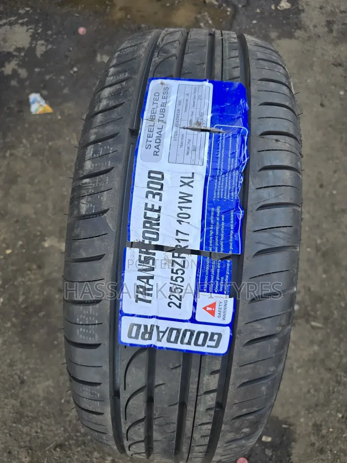 225/55r17 Goddard Tyre