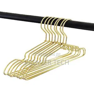 Golden Stainless Steel 10pc Pack of Hangers